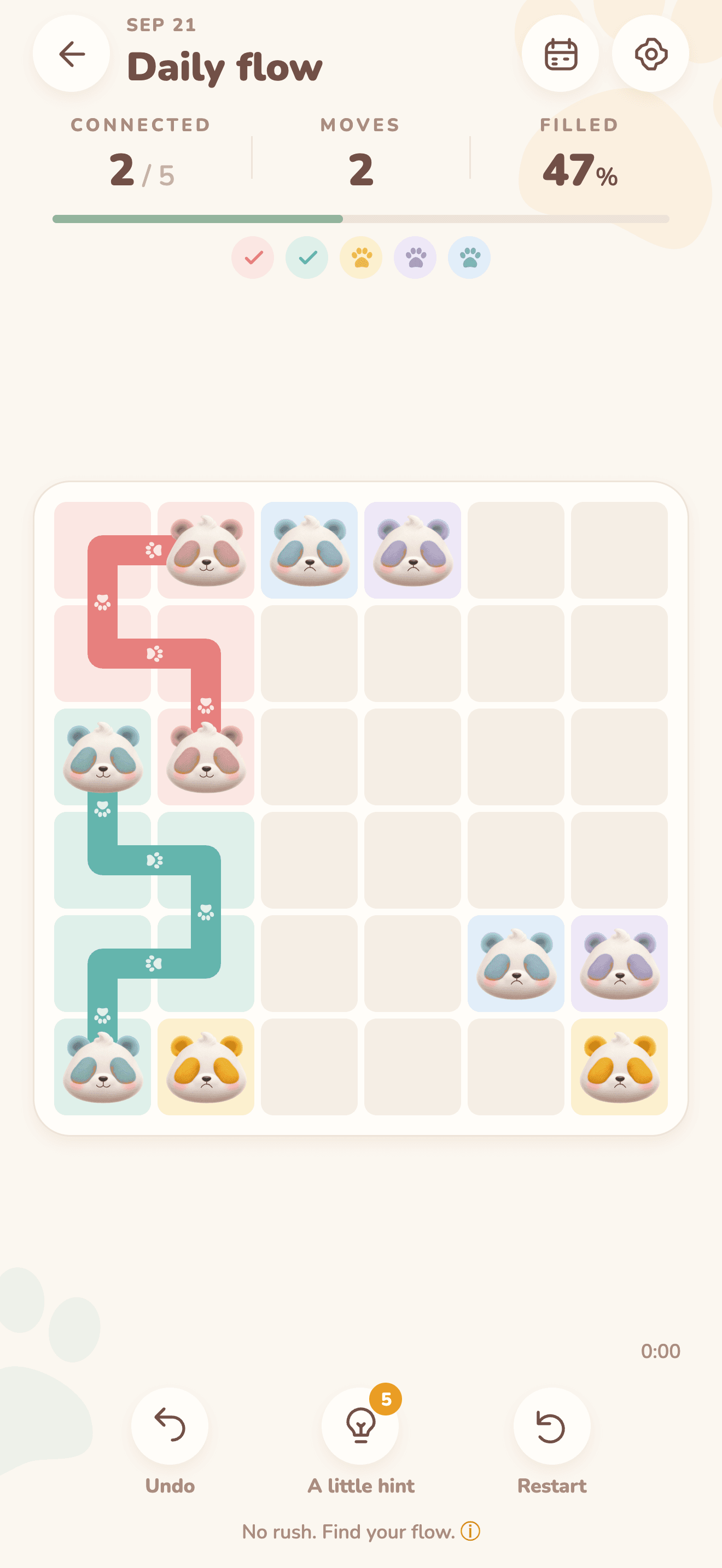 Flowboo daily puzzle calendar
